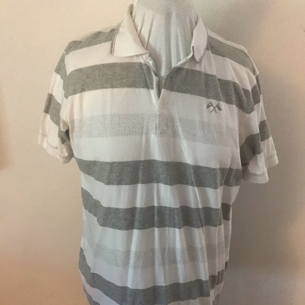 Gray men’s polo shirt